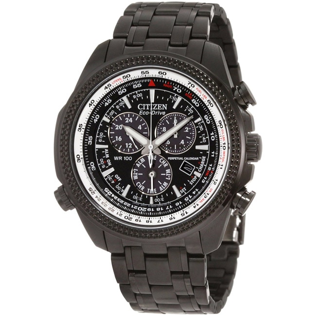 Citizen Eco Drive Mens Perpetual Calendar Chronograph Watch Today $