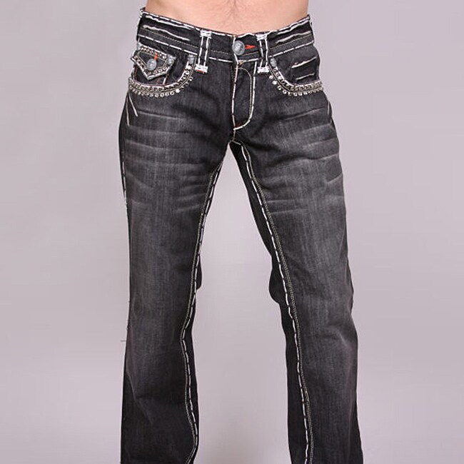 Laguna Beach Mens Redondo Beach Black Wash Jeans