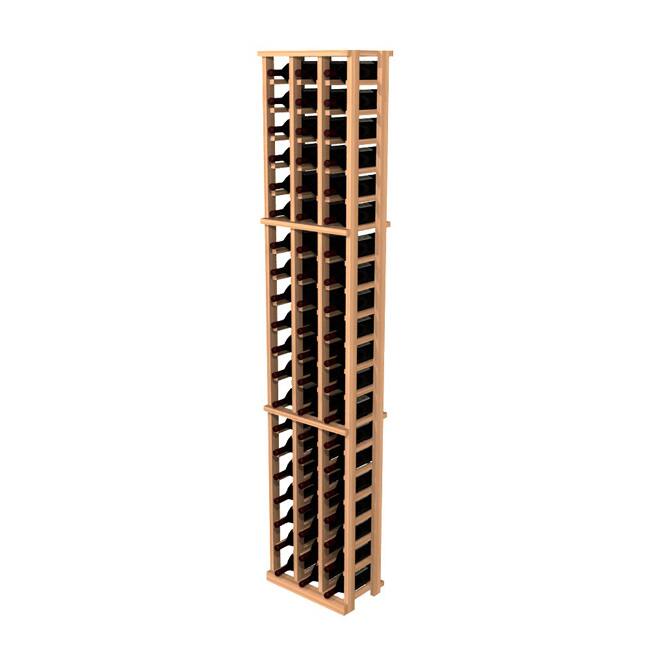 Traditional Redwood 3-Column Wine Rack