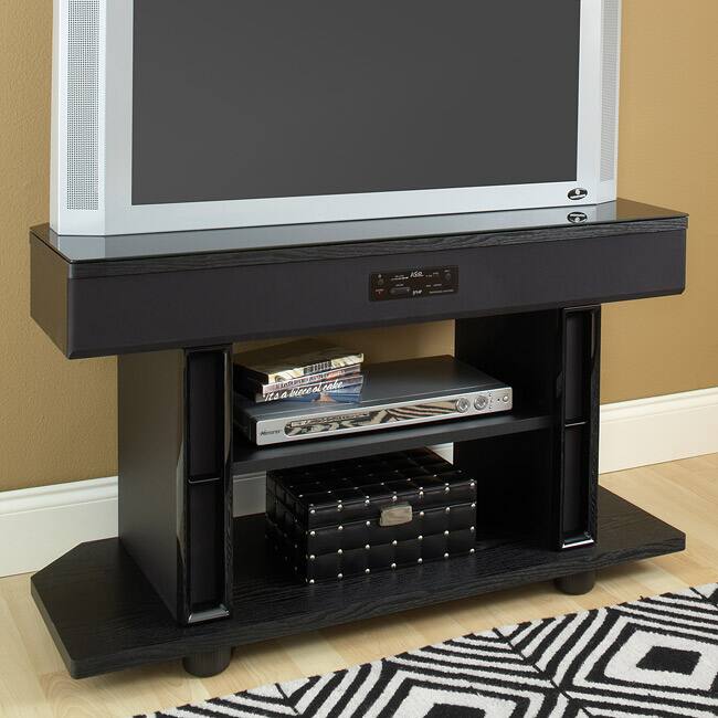 42-inch TV Surround Sound Entertainment Stand - Black