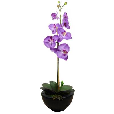 Vintage Home Purple Orchid Planter - 29"