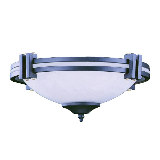 Three Light Graphite Ceiling Fan Light Kit