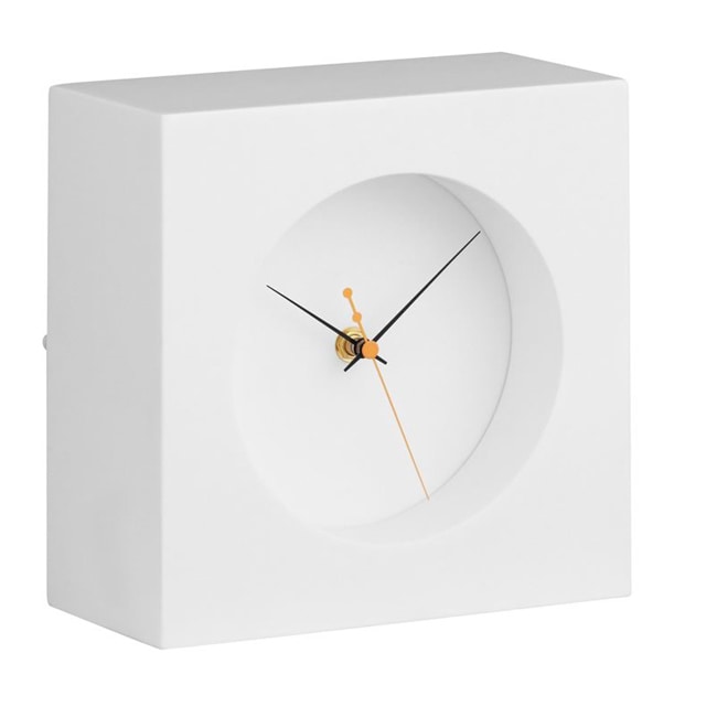 Zuo Porthole White Table Clock