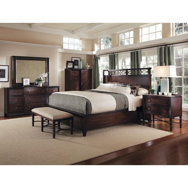 A.R.T. Furniture Intrigue Shelter Queen 4-piece Bedroom Set