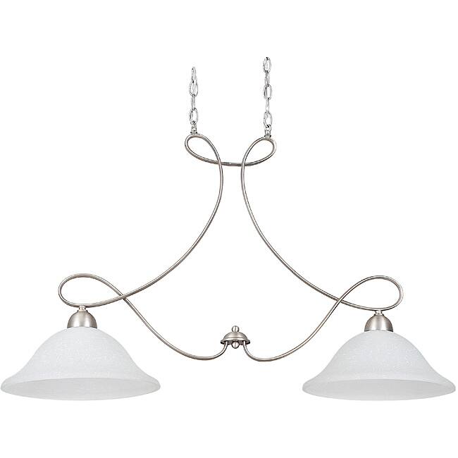 Two-Light 100-Watt Island Pendant