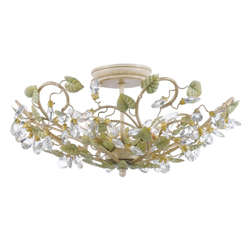 Josie 3 light Flush in Champagne Green Tea Today $240.49 4.0 (1