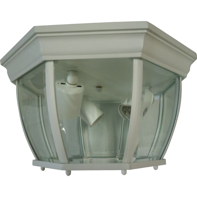 Clear Beveled 3 light White Flush Mount Today $35.99 5.0 (1 reviews