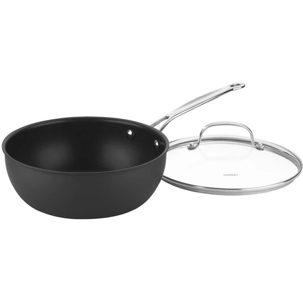 Cuisinart Chef's Classic Nonstick Hard Anodized Cookware 3 Qt. Chef's Pan with Cover