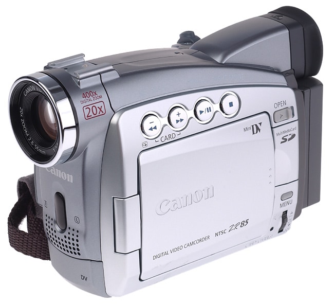 canon zr85 mini dv camcorder