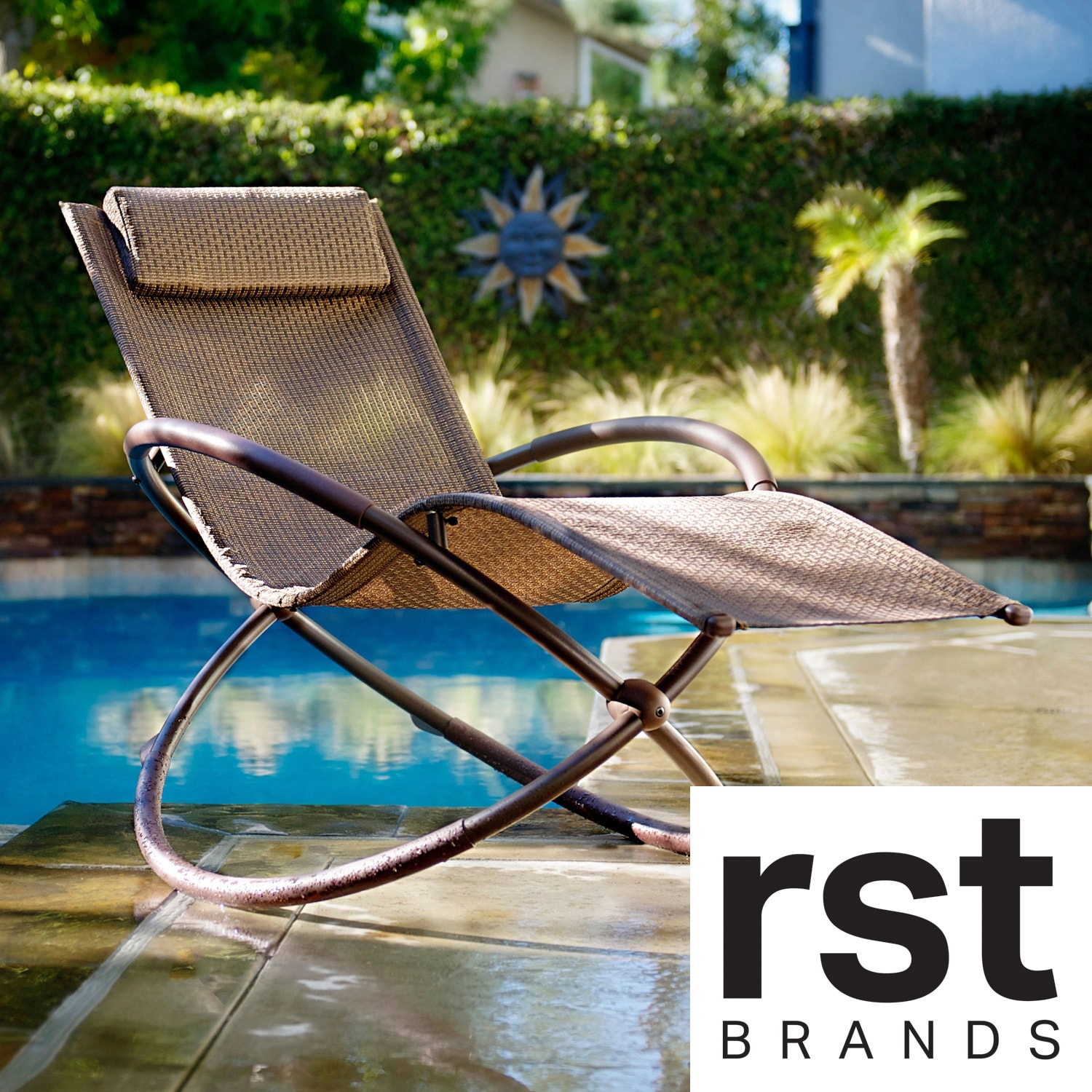 Rst Orbital Zero Gravity Patio Lounger Rocking Chair