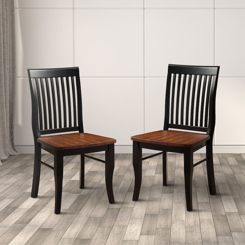 Furniture of America Nora Traditional Oak Dining Chairs (Set of 2)