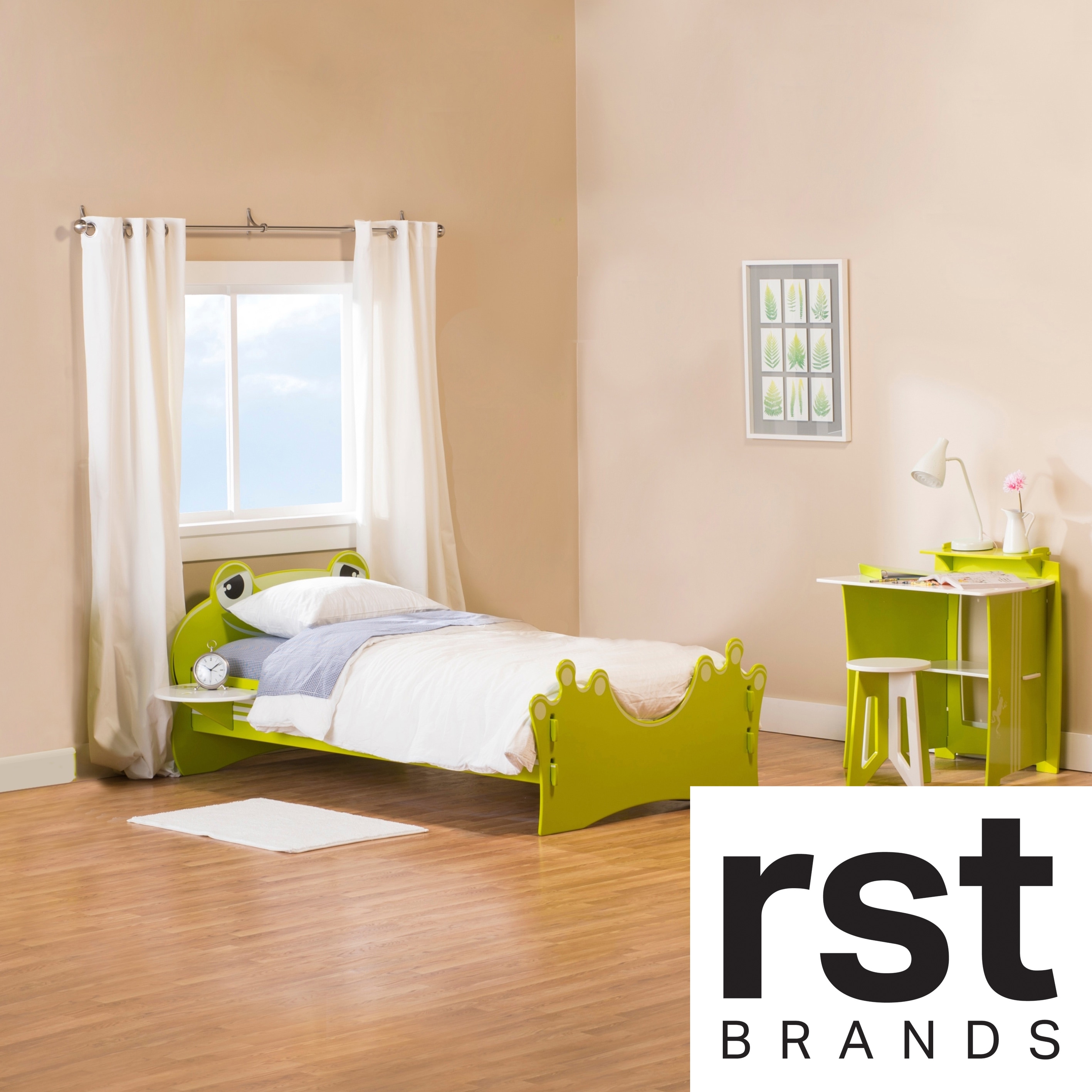 Rst Brands Rst Brands Legare Frog 2 piece Bedroom Set Green Size Twin