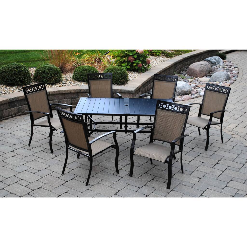Sun Casual Arrabelle 7-piece Outdoor Dining Set