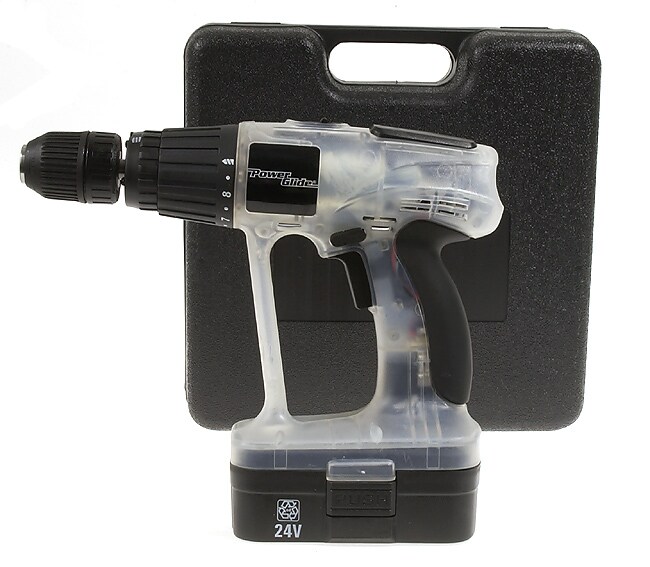 Power Glide 24 Volt Cordless Drill Clear Free Shipping Today 401033