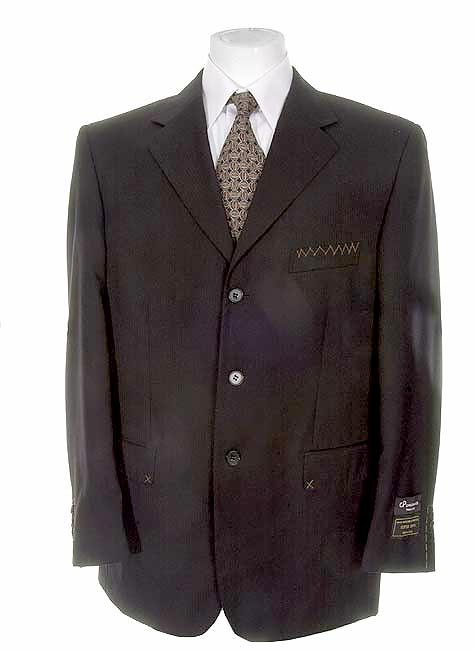 Carlo Palazzi Mens Black Suit   50R  