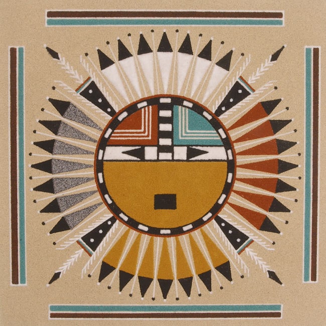 Navajo Sun Sandpainting (Native American)  