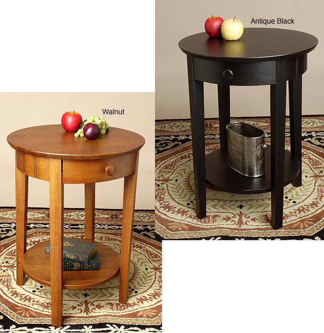 Jamesford Round Side Table (2 Finishes)  