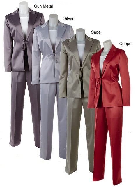 Prague Satin Pant Suit  