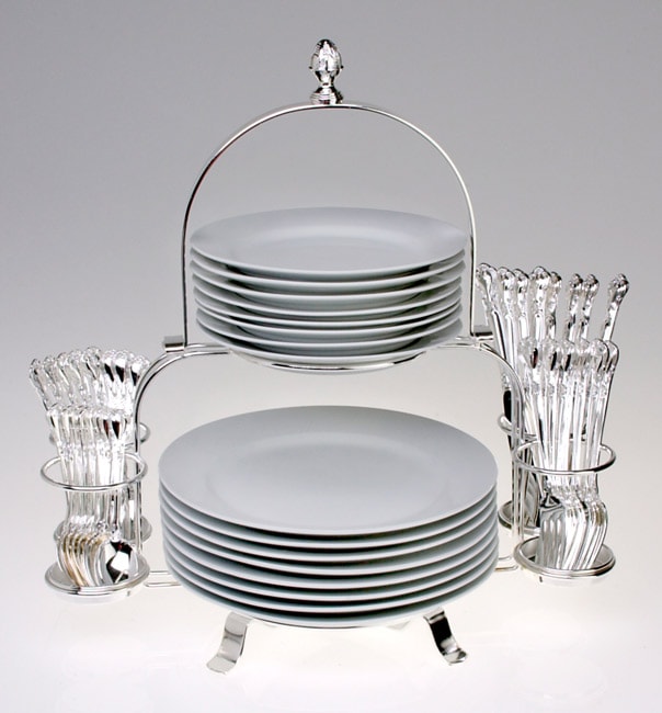 Godinger Silverplated Buffet Serving Set for 8 Free Shipping Today