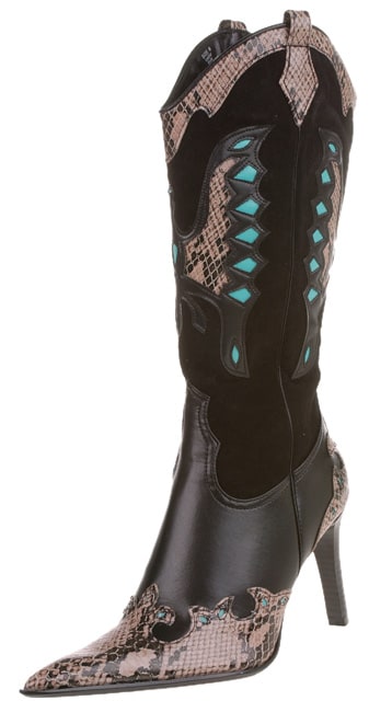 Rebels Ranchero Womens Stiletto Heel Cowboy Boot  