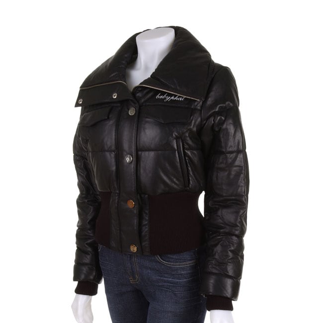 baby leather bomber jacket