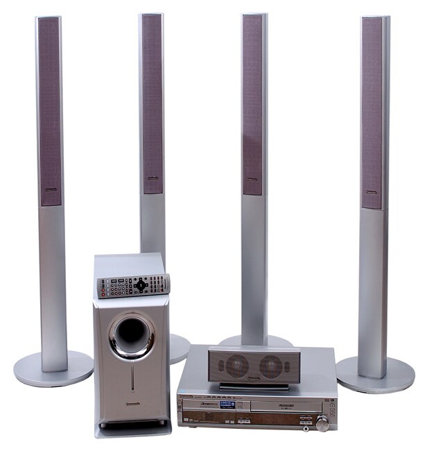 Panasonic SCHT822V 600W DVD Home Theater System (Refurbished) Free