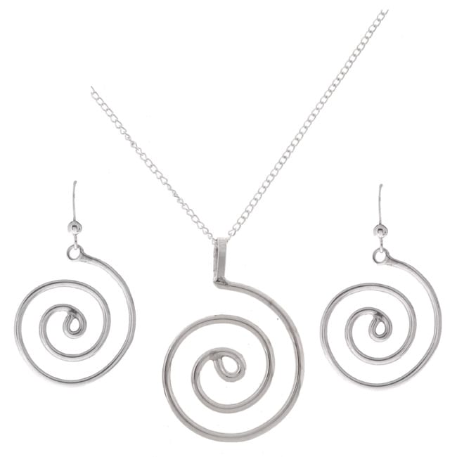 Circle Of Life Earrings & Pendant Set (Native American)   