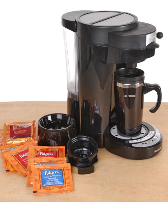 Mr. Coffee Home Cafe Single Serve Pod Coffee Tea Maker BONUS Pods