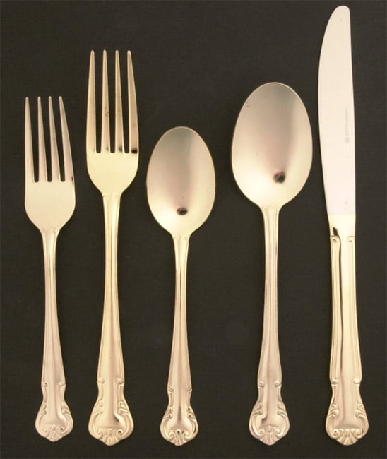 Farberware 45 piece Goldplated Flatware Set