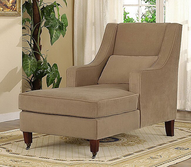 Colby Coffee Chaise Lounge Chair