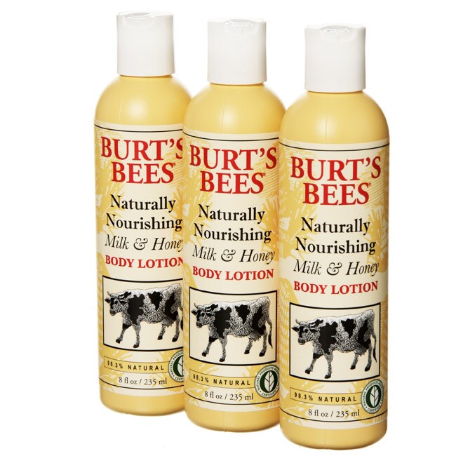Burt's Bees Milk and Honey Body Lotion (Pack of 3) Free Shipping On