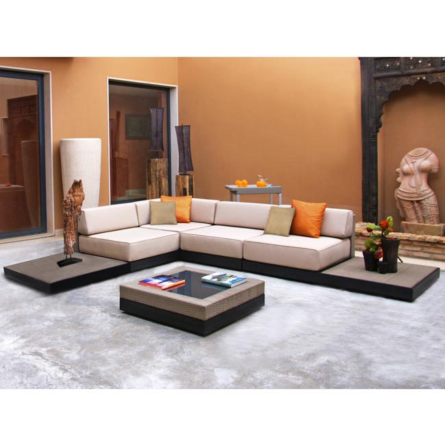 Shop Zen 7piece Outdoor Seating Set Free Shipping Today Overstock