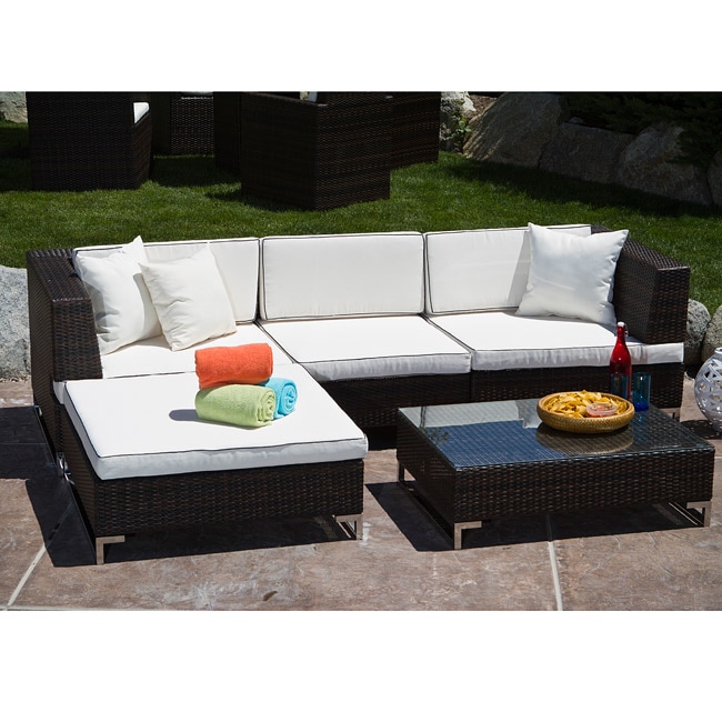 Seasky Miami Beach 5 piece Outdoor Seating Set Black Size 5 Piece Sets