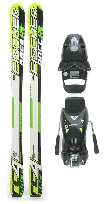 Fischer Race Jr Skis with Binding 110cm