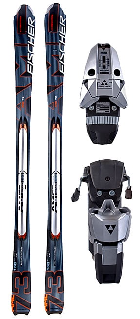 Fischer AMC 73 Downhill Ski Package   164 cm