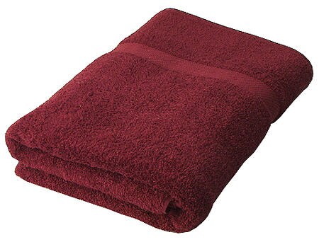 Signature Solid Bath Towel in Biking Red