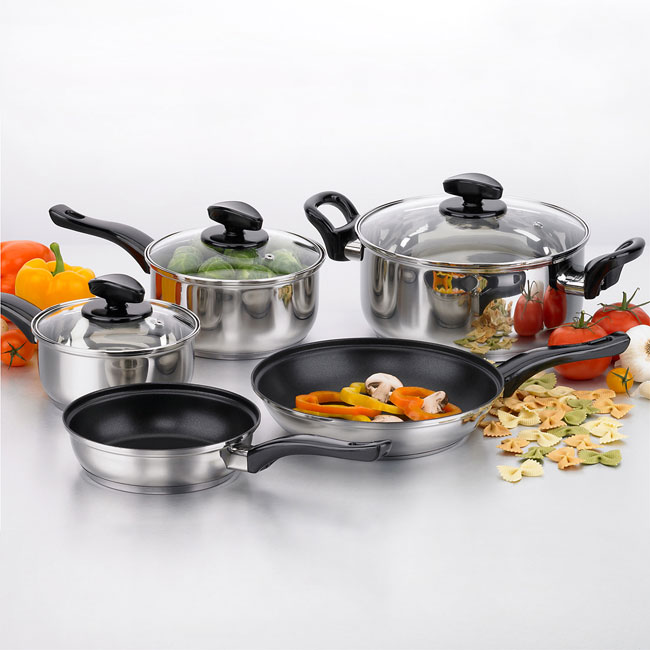   Riviera Heavy Duty 18/10 Stainless Steel Cookware Set  