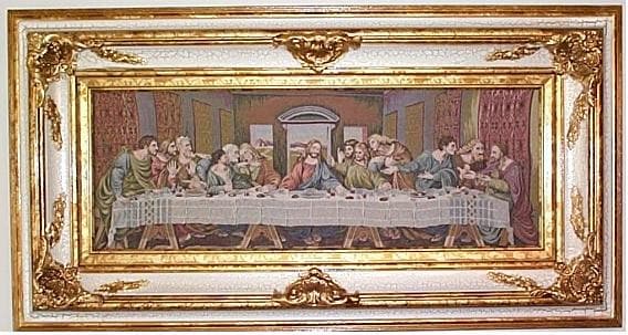Framed Italian Last Supper Tapestry - Free Shipping Today - Overstock