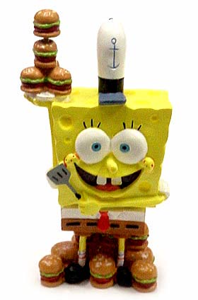 SpongeBob Krabby Patty Bobble Head Doll
