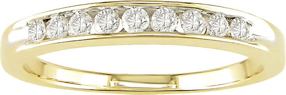 14k Gold 1/4ct TDW Round Diamond Anniversary Ring (H I J/ I2)
