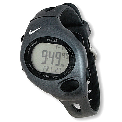 Nike Women's Triax 26 Metallic Black Digital Watch - Free Shipping ...