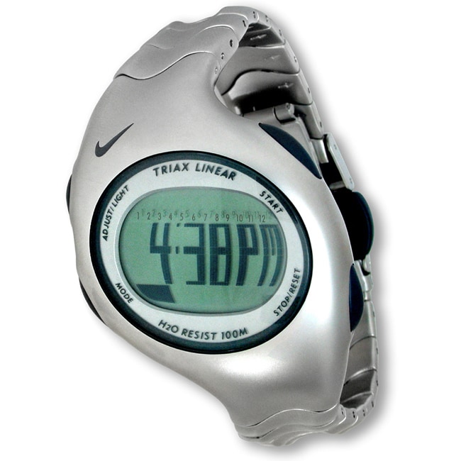 Nike Men's Triax Metal Linear Digital Watch Free Shipping Today