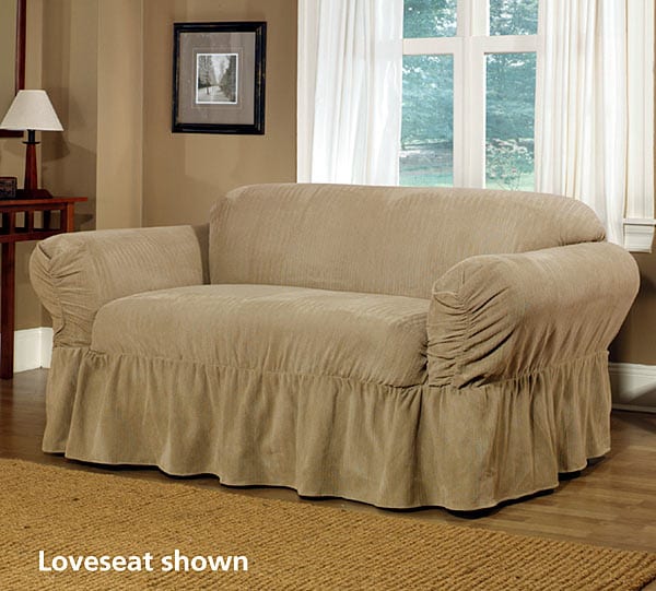 Casual Chenille Linen Slipcovers (Loveseat)  