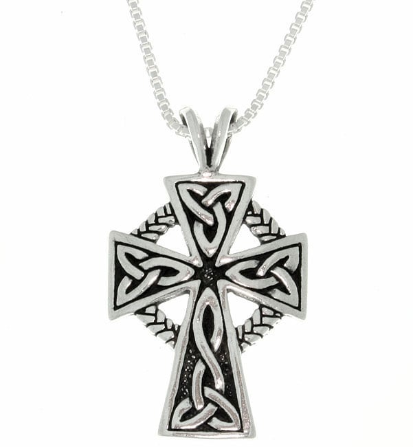 Sterling Silver Celtic Cross Pendant  