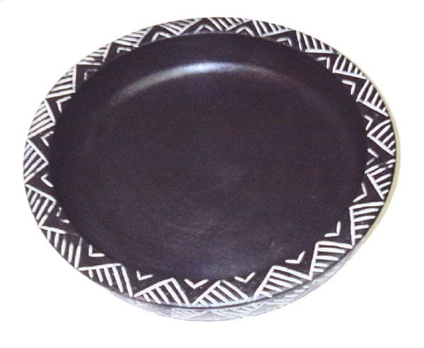 Hand crafted African Accent Sesse Wood Decorative Fruit Bowl (Ghana