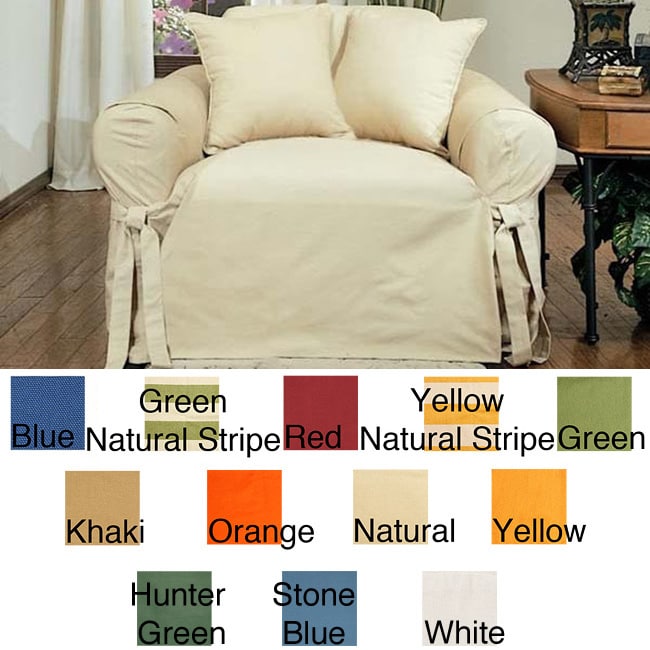 Cotton Duck Chair Slipcover Today $49.69 3.7 (49 reviews)