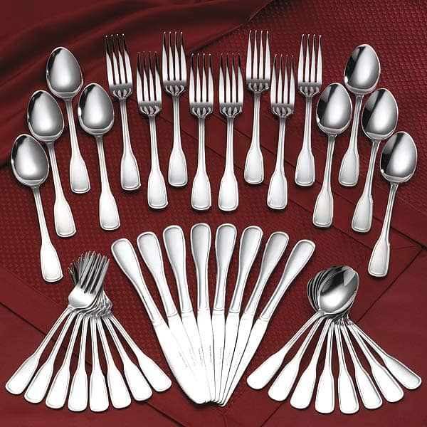 Rogers 18/0 Stainless 45-piece Old Boston Flatware