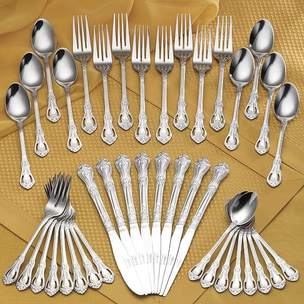 Rogers 45 Piece Chelsea Flatware Set