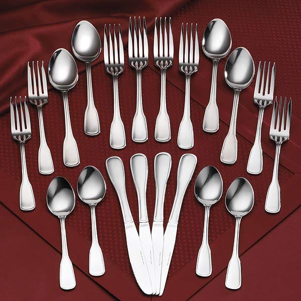 Rogers Stainless 25-piece Old Boston Flatware
