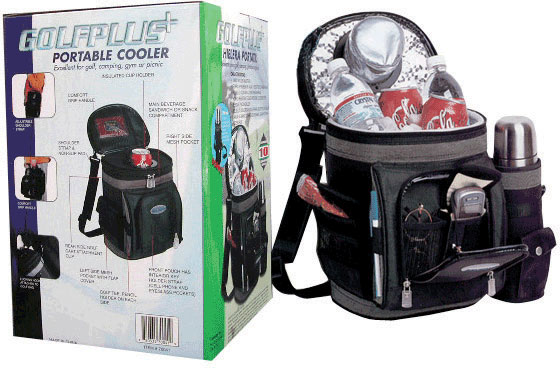 GolfPlus Portable Cooler with Thermos  